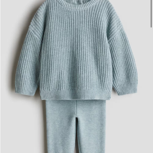 2-PIECE COTTON KNIT SET