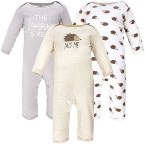 Hudson Baby Infant Boy Cotton Coveralls, Hedgehog