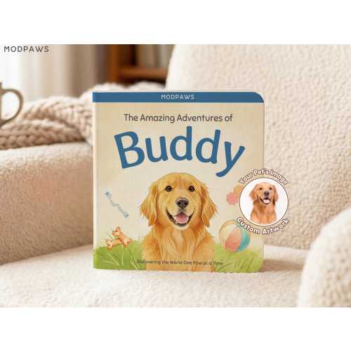 Custom Pet Picture Photo Book Personalized Kids Story Cat Dog Gift Personalized Gifts for Kids Pet Baby Shower Gift Pet Gift for Kids