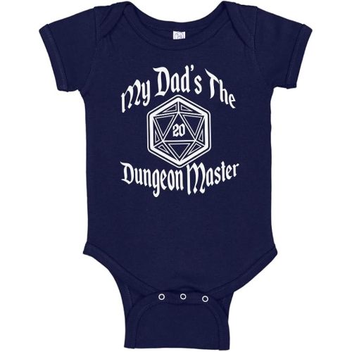 My Dad's The Dungeon Master Baby Bodysuit/Toddler T-Shirt RPG Baby Clothing
