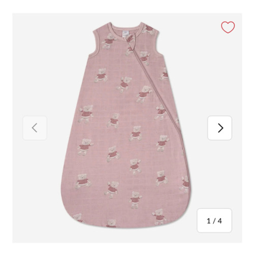 Sac de Nuit en Mousseline - Ours