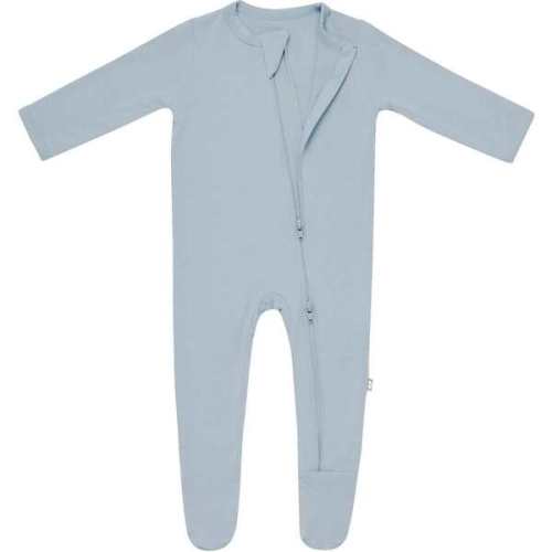 Zippered Footie, Fog - Kyte Baby | Maisonette