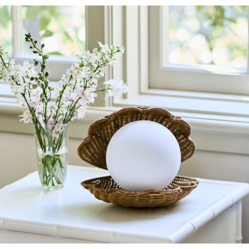 Iris Clam Shell Table Lamp by Jake Arnold