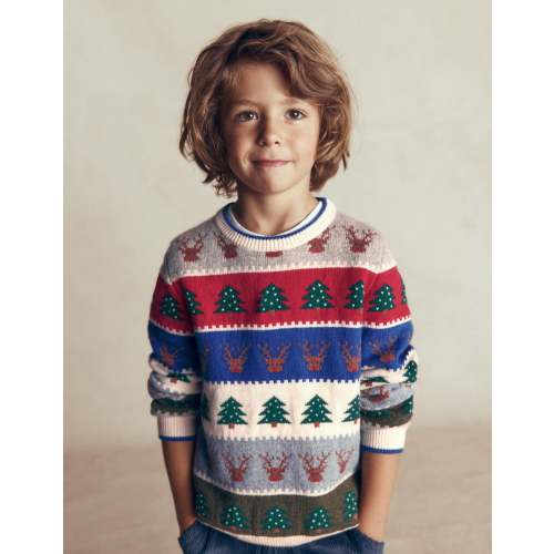 Fair Isle Jumper - Multi Christmas | Boden USA