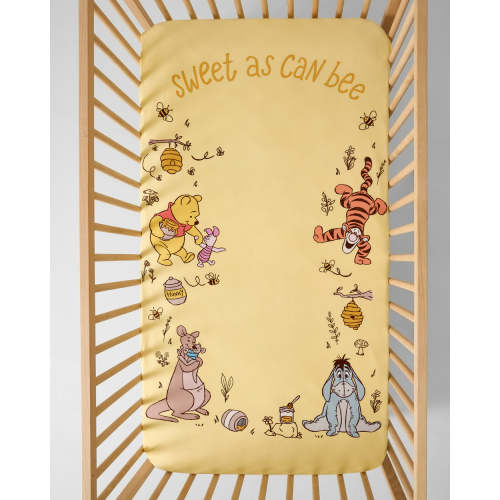 Disney Sweet As Can Bee Fitted Crib Sheet | Little Sleepies