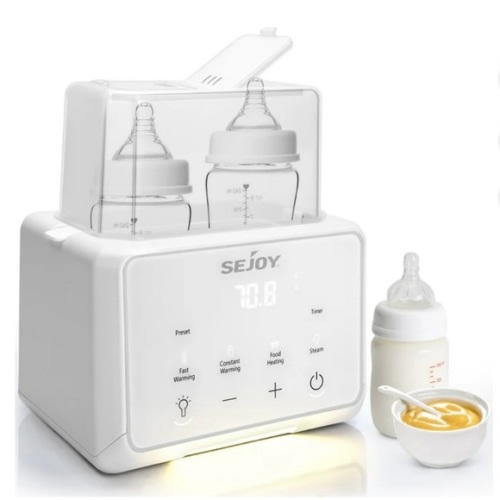 Sejoy White Baby Bottle Warmer and Sterilizer