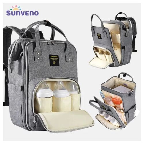 acxily Stylish Upgrade Diaper Bag, Multifunction Backpack, Travel BackPack Maternity Baby Changing Bags 20L Large Capacity