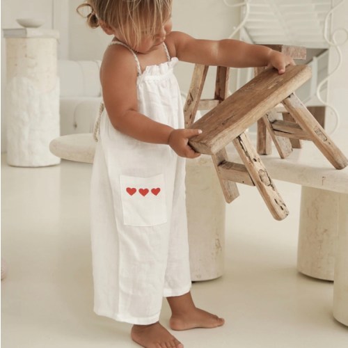 LOVE HEART ROPE JUMPSUIT