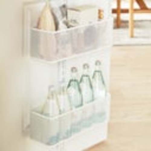 Elfa Mesh White 80" Over the Door Rack | The Container Store