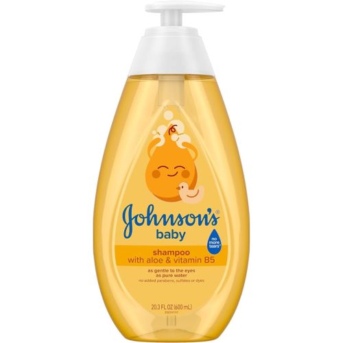 Johnson's Baby Shampoo with Aloe & Vitamin B5, Tear-Free, 20.3 fl. oz