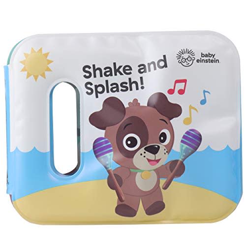 Baby Einstein - Shake and Splash! Waterproof Rattle Bath Book / Bath Toy - PI Kids