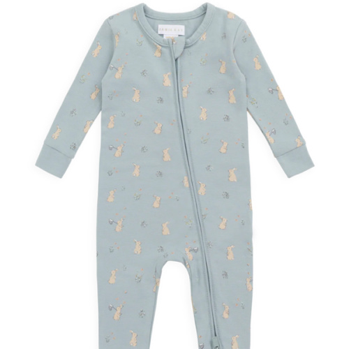 Organic Cotton Jude Onepiece-Lapin Jardin Blue – Jamie Kay USA