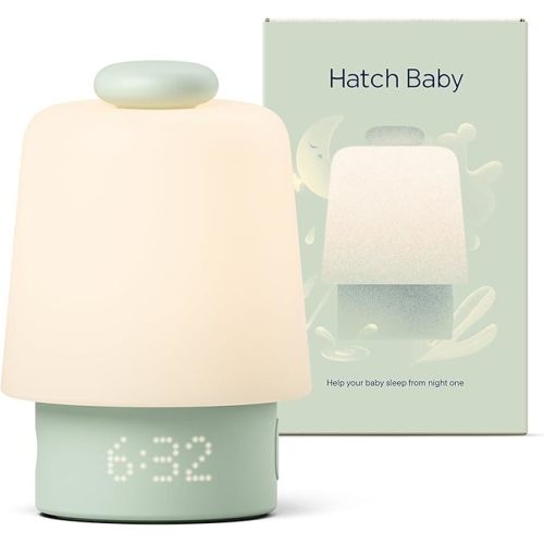 Hatch Baby Sound Machine, Night Light | Hatch Baby Model | Sleep Support | Registry Essential, Routine Builder, Time-to-Rise Alarm Clock, White Noise, Nursery Stories, Toddler Kids (Wi-Fi), Mint