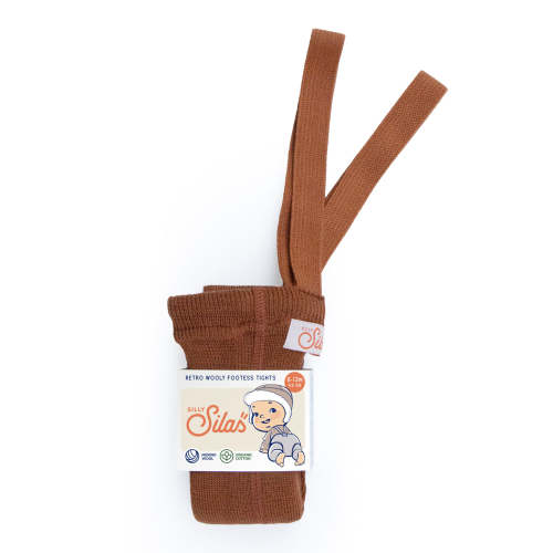 Footless Wooly tights with braces I Ginger – Silly Silas