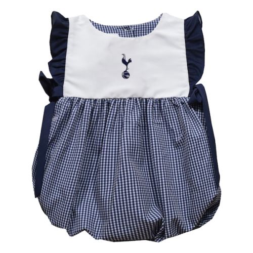 Tottenham Hotspur Vive La Fete Girls Infant Gingham Bubble Dress - Navy
