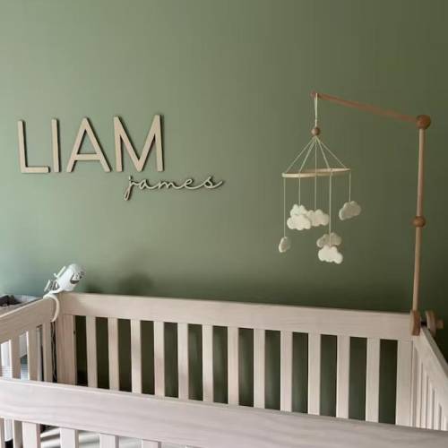 First/Middle or Last name / Nursey Name Double Name Sign / Custom Name Signs for Crib / Home Decor