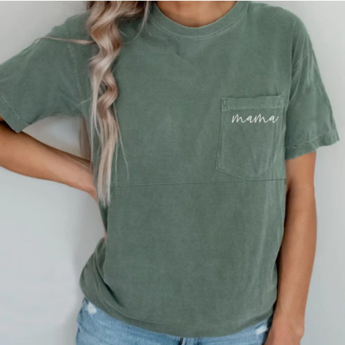 New Mama Nursing Zip T-shirt