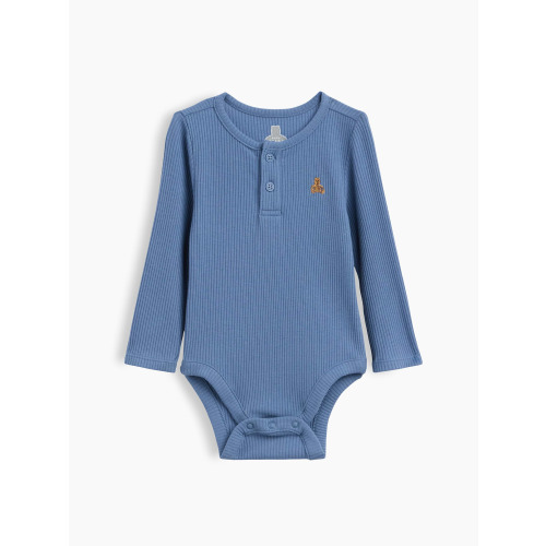 Baby First Favorites TinyRib Henley Bodysuit