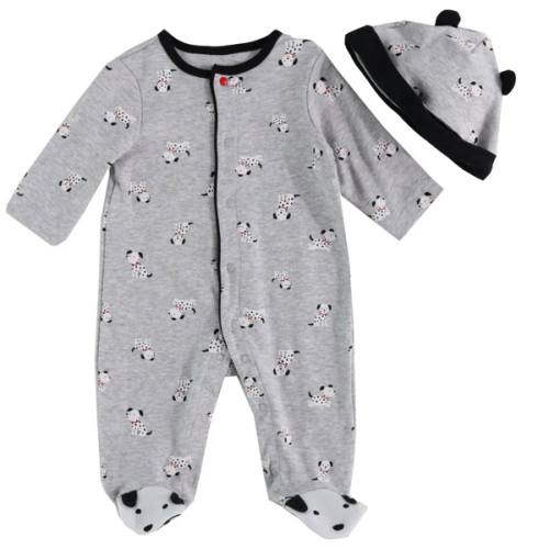 Dalmatian Footie with Hat (Baby)