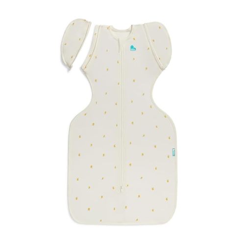 Love to Dream Swaddle Up™ Transition Bag, 1.0 TOG, 13-19 lbs, Stage 2, Zip-Off Wings, Gently Help Baby Transition from Being Swaddled to Arms Free When Showing Signs of Rolling, Powder Pink Twinkle