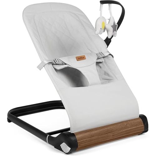 Baby Bouncer Chair - Comfortable Support for Your Little One's Blissful Moments (Normal, Light Grey)