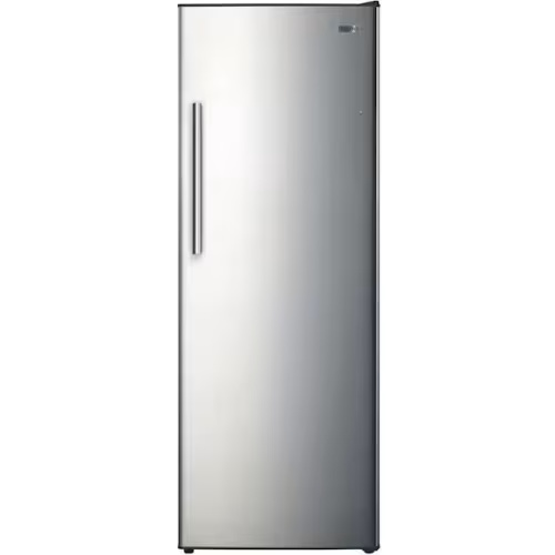 24 in. 11 cu. ft. Convertible Auto Defrost Garage Ready Upright Freezer/Refrigerator in Stainless Steel, Energy Star by Vissani