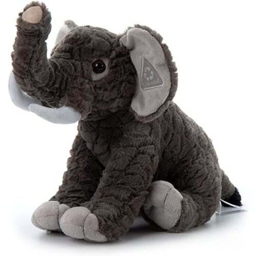 The Petting Zoo Elephant Stuffed Animal, Gifts for Kids, Wild Onez Zoo Animals, Elephant Plush Toy 12 inches