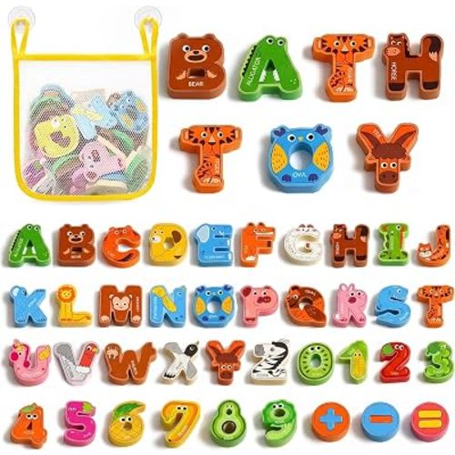 JoyCat Foam Bath Letters and Numbers,39 PCS Toddler Bath Toys