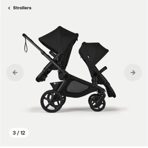 Bugaboo Kangaroo double seat stroller