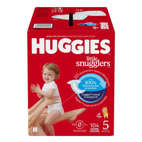 Huggies Little Snugglers Baby Diapers, Mega Colossal Pack, Size NB-5, Count 144-104 - Walmart.ca