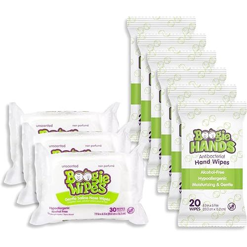 Boogie Hand Sanitizer Wipes & Bundle, For Cold Symptom Relief for Baby & Kids