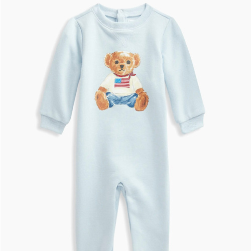Polo Ralph Lauren Baby Boy's Polo Bear Fleece Coveralls | Saks Fifth Avenue