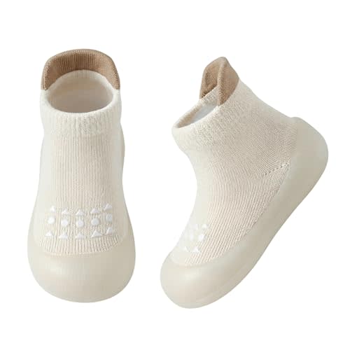 Baby Sock Shoes Toddler Walking Shoes Infant Slippers | Soft Rubber Sole,Non-Slip,Breathable,Baby Boys Girls Sneakers