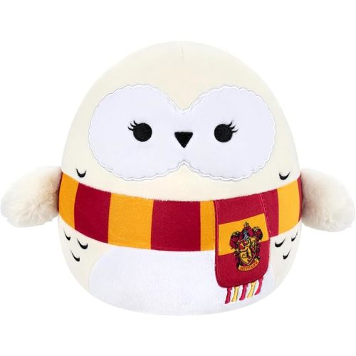 Squishmallows Original “Harry Potter” 10in Hedwig with Scarf Plush - Ultrasoft Official Jazwares Plush (Medium-Sized)