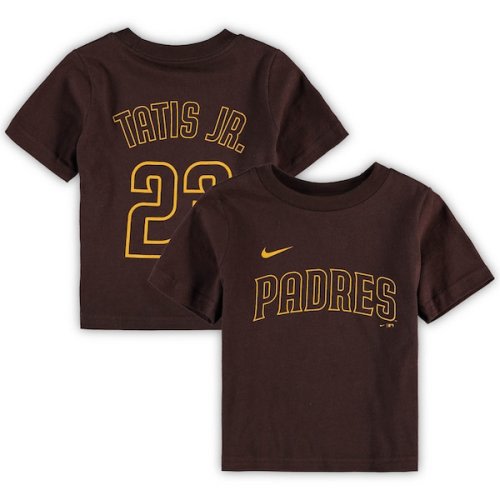 Infant San Diego Padres Fernando Tatis Jr. Nike Brown Name & Number T-Shirt