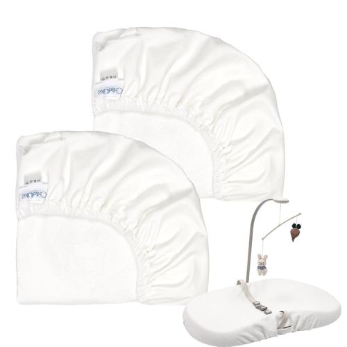 2-Pack Waterproof Changing Pad Cover,Soft Baby Nursery Diaper Changing Pad Sheets,Contour Changing Pads Liners,Change Pad Cover,Ultra-Soft & Breathable,Fits Skip Hop,Keekaroo Peanut,Machine Washable