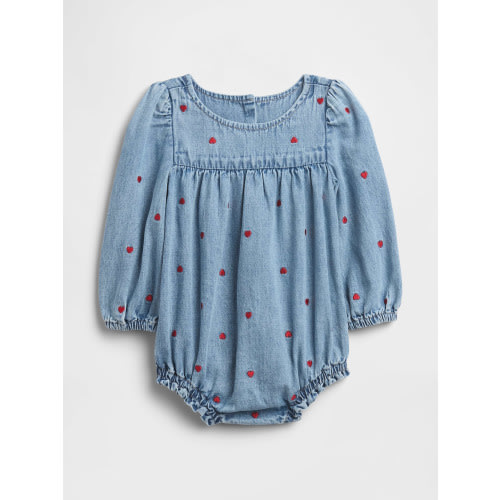 Baby Denim Romper