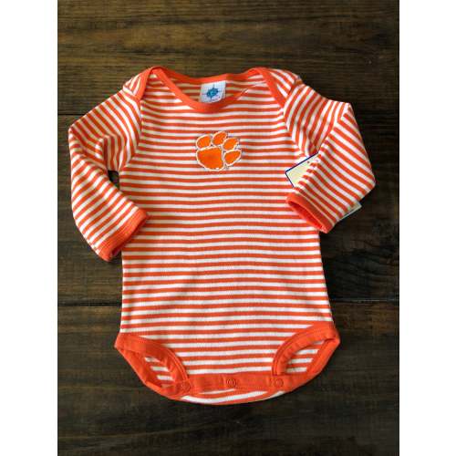 LONG SLEEVED ORANGE BODYSUIT CLEMSON