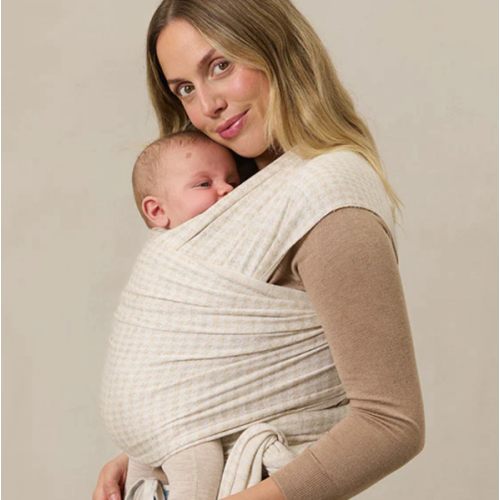 Cream Houndstooth Wrap