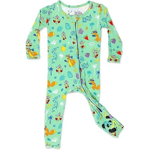 Bellabu Bear Dora Convertible Footies for Baby Boys & Girls, Rayon from Bamboo