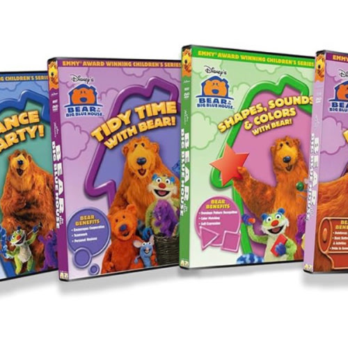 Jim Henson's - Bear In The Big Blue House DVD Collection: Shapes Sounds Colors / Dance Party / Potty Time / Tidy Time