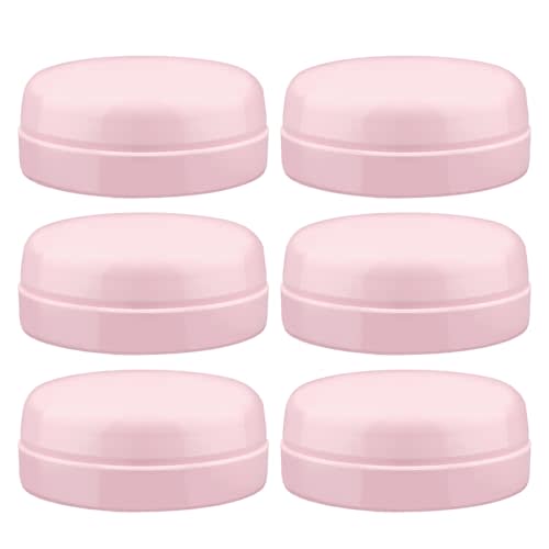 Maymom Solid Lids Aka Travel Caps w/Sealing Ring Compatible with Avent Bottle; Cap Replace Avent Natural Bottle Screw Ring n Sealing Disc; Fit Avent Anti-colic Polypropylene, Glass Bottle, Avent Pink