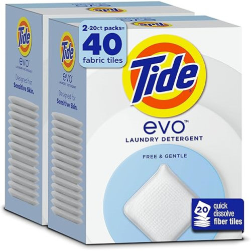 Tide Free & Gentle Tiles Fragrance-Free Hypoallergenic