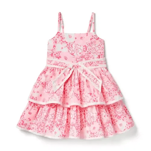 Girl Pink Burst Of Joy Lilly Pulitzer x Janie and Jack Ambie Dress by Janie and Jack
