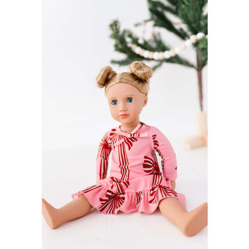 Peppermint Bows | 18" DOLL DRESS – Made By Molly