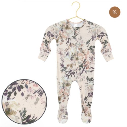 Hazel Zipper Footies
