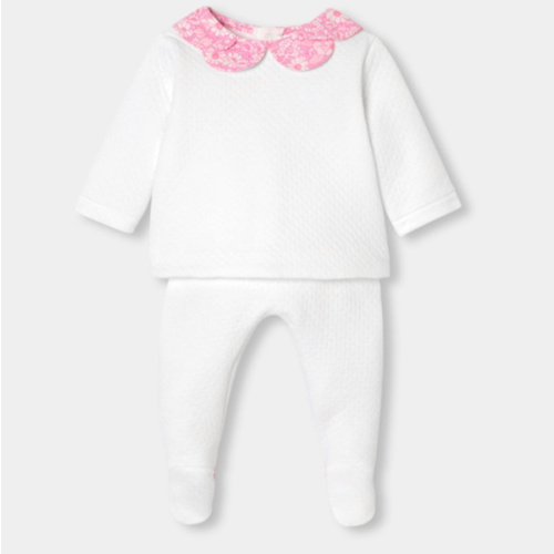 Jacadi Baby girl double jersey comfort set
