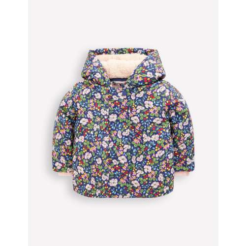 Girls 3 in 1 Coat-Twilight Berry Floral