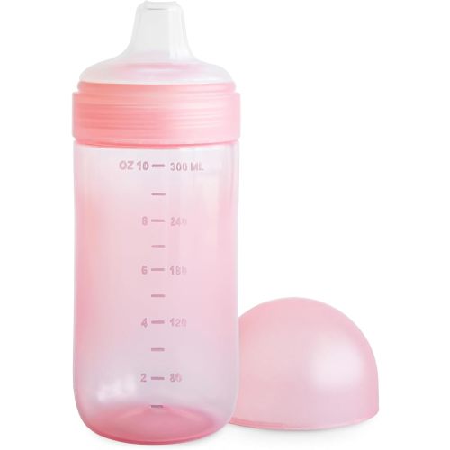 mushie Soft Spout Sippy Cup 10 fl oz | 6 Months+ (Peony)