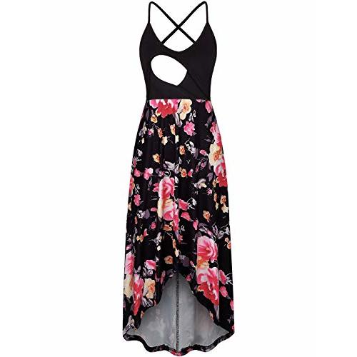 BAIKEA Women's Breastfeeding Floral Sundress Maternity Nursing Cami Dresses